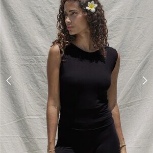 Indigo Luna Layla Tank Black Size M/L
